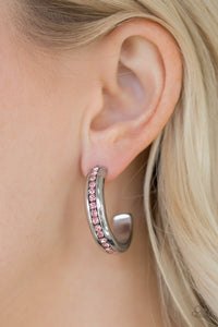 Earrings Hoop,Light Pink,Pink,5th Avenue Fashionista Light Pink ✧ Hoop Earrings