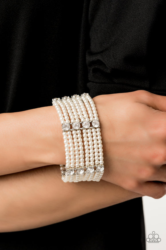 Get In Line White  ✧ Bracelet Bracelet