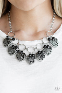Black,Mother,Necklace Short,Valentine's Day,Very Valentine Black ✧ Necklace