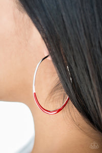 Earrings Hoop,Red,So Seren-DIP-itous Red ✧ Hoop Earrings