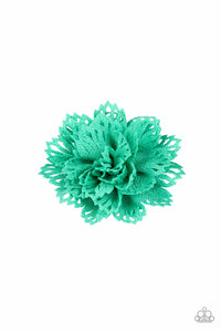 Blossom Clip,Green,Floral Flair Green ✧ Blossom Hair Clip