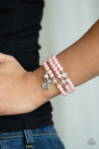 Bracelet Stretchy,Pink,Mom Wow Pink ✧ Bracelet