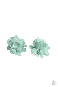 Flower Clip,Green,Perfectly Posy Green ✧ Flower Hair Clip