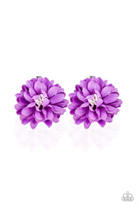 Flower Clip,Purple,Tasteful In Tulips Purple ✧ Flower Hair Clip