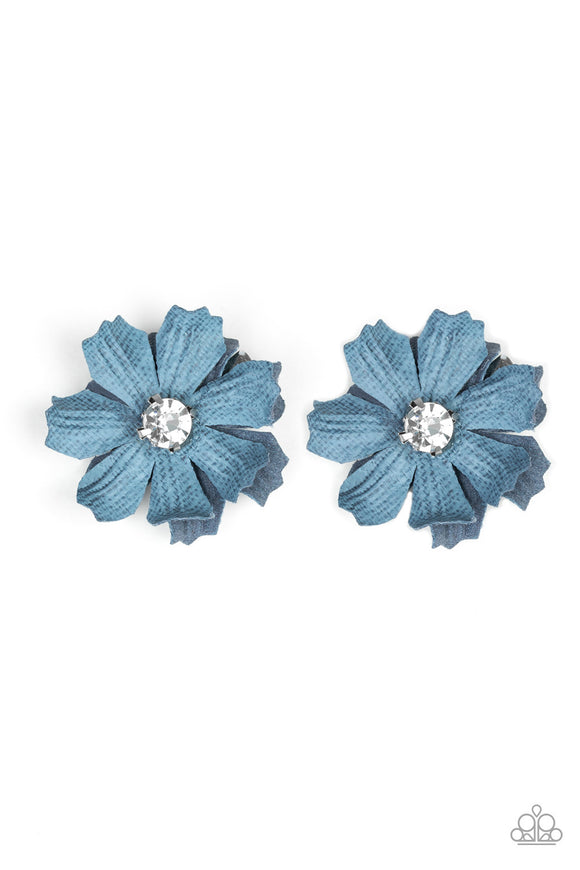 Candid Carnations Blue ✧ Flower Hair Clip Flower Hair Clip Accessory