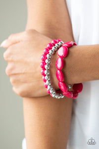 Bracelet Stretchy,Pink,Color Venture Pink  ✧ Bracelet