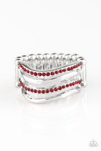 4thofJuly,Holiday,Red,Ring Skinny Back,Pageant Wave Red ✧ Ring