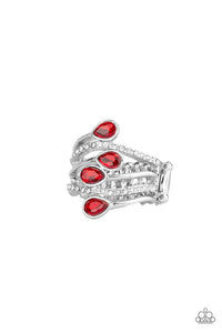 Holiday,Red,Ring Wide Back,Bling Dream Red ✧ Ring