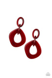 Torrid Tropicana Red ✧ Acrylic Post Earrings Post Earrings