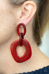 Earrings Acrylic,Earrings Post,Red,Torrid Tropicana Red ✧ Acrylic Post Earrings