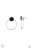 Simply Stone Dweller Black ✧ Post Jacket Earrings Post Jacket Earrings