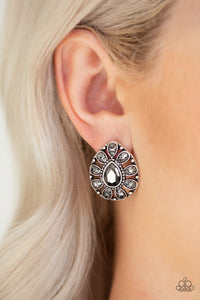 Earrings Post,Hematite,Silver,Treasure Retreat Silver ✧ Post Earrings