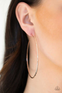 Earrings Hoop,Gold,Sleek Fleek Rose Gold ✧ Hoop Earrings