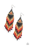 Colors Of The Wind Black ✧ Seed Bead Earrings Earrings