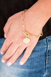 Bracelet Toggle,Gold,Hearts,Mother,Valentine's Day,Lots of Love Gold ✧ Bracelet