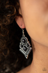 Black,Earrings Fish Hook,So Sonoran Black ✧ Earrings