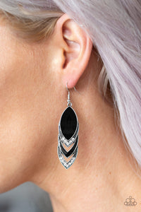Black,Earrings Fish Hook,High-End Highness Black ✧ Earrings