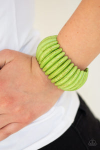 Bracelet Stretchy,Green,Naturally Nomad Green ✧ Bracelet