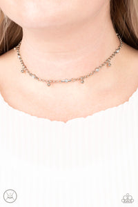 Necklace Choker,White,What A Stunner White ✧ Choker Necklace