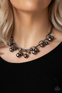 Black,Gunmetal,Necklace Short,Sets,Malibu Movement Black ✨ Necklace