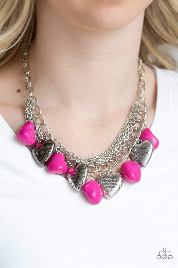 Change Of Heart Pink ✧ Necklace Inspirational