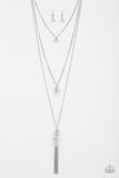 Crystal Cruiser White ✨ Necklace Long