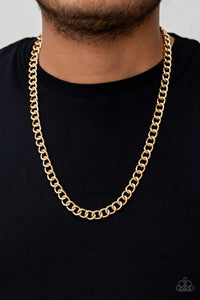 Gold,Men's Necklace,Necklace Long,Sets,Full Court Gold ✧ Necklace
