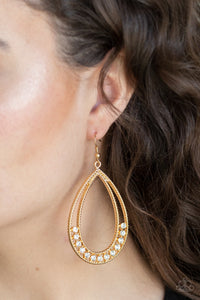 Earrings Fish Hook,Gold,Glitz Fit Gold ✧ Earrings