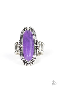 Purple,Ring Wide Back,Desert Tranquility Purple ✧ Ring