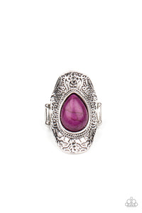 Purple,Ring Wide Back,Southern Sage Purple ✧ Ring