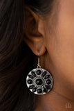 Petal Paradise Black ✧ Earrings Earrings
