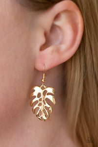 Earrings Fish Hook,Gold,Desert Palms Gold ✧ Earrings