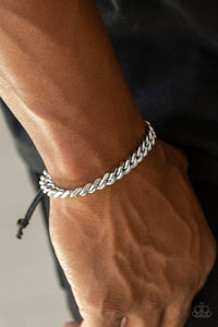 Bracelet Knot,Men's Bracelet,Silver,Throwdown Silver ✧ Bracelet