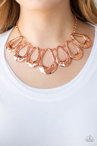 Copper,Necklace Short,Teardrop Envy Copper ✨ Necklace