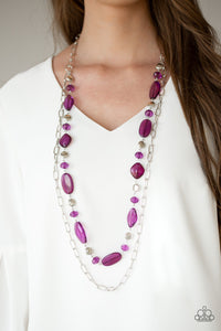 Necklace Long,Purple,Colorful Couture Purple ✨ Necklace