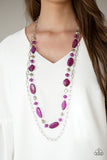 Colorful Couture Purple ✨ Necklace Short