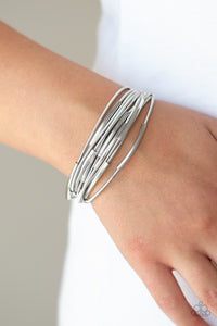 Bracelet Magnetic,Silver,City Stretch Silver  ✧ Magnetic Bracelet