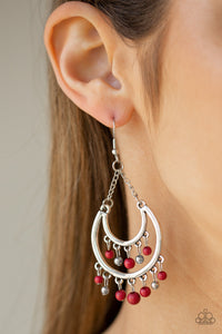 Earrings Fish Hook,Red,Free-Spirited Spirit Red ✧ Earrings