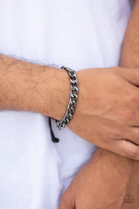 Black,Gunmetal,Men's Bracelet,Rulebreaker Black✧ Bracelet