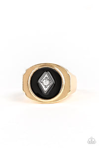 Black,Gold,Men's Ring,Alumni Gold ✧ Ring
