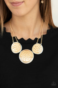 Gold,Necklace Short,Gladiator Glam Gold ✨ Necklace