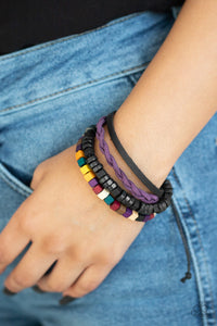 Bracelet Knot,Multi-Colored,Purple,Urban Bracelet,Technicolor Timberland Multi ✨ Urban Bracelet
