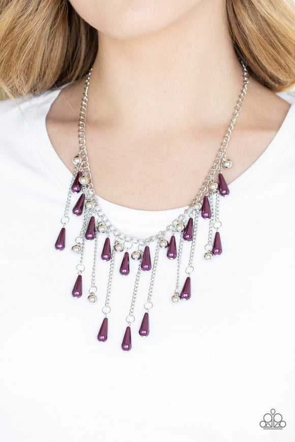 Fleur de Fringe Purple ✨ Necklace Short