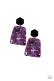 Majestic Mariner Purple ✧ Acrylic Post Earrings Post Earrings