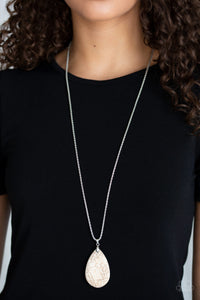 Necklace Long,White,Sedona Sandstone White ✨ Necklace