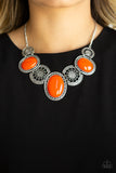 The Medallion-aire Orange ✨ Necklace Short