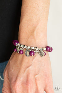 Bracelet Stretchy,Purple,One True Love Purple ✧ Bracelet