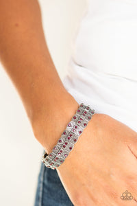Bracelet Stretchy,Purple,Modern Magnificence Purple ✧ Bracelet