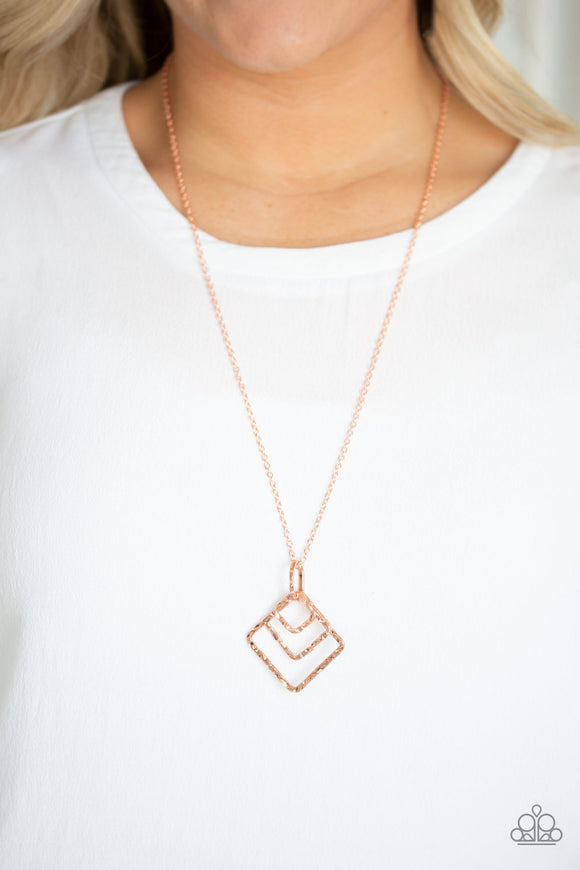 Square It Up Copper ✨ Necklace Short