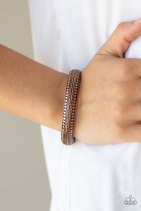 Bracelet Hinged,Copper,Zimbabwe Zen Copper ✧ Bracelet